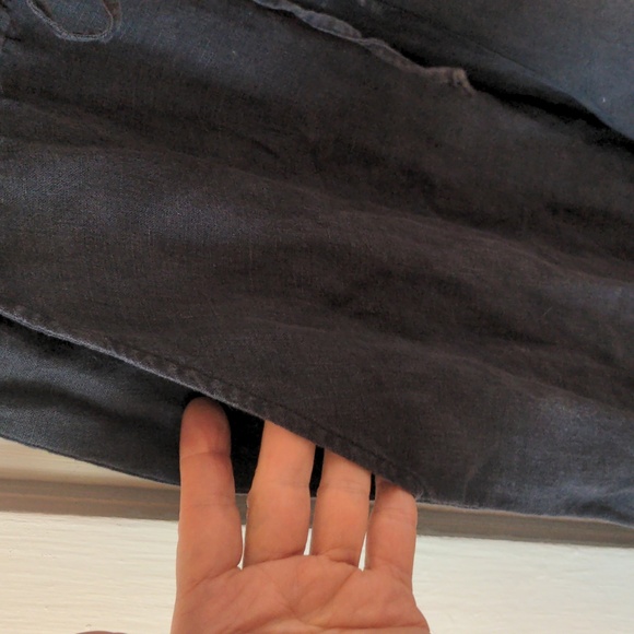 CHRISTY DAWN The Dawn Noir Jumper Wide-Leg Linen Jumpsuit - Picture 8 of 13